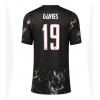 Canada Alphonso Davies #19 Bortedrakt Kvinner VM 2026 Kortermet